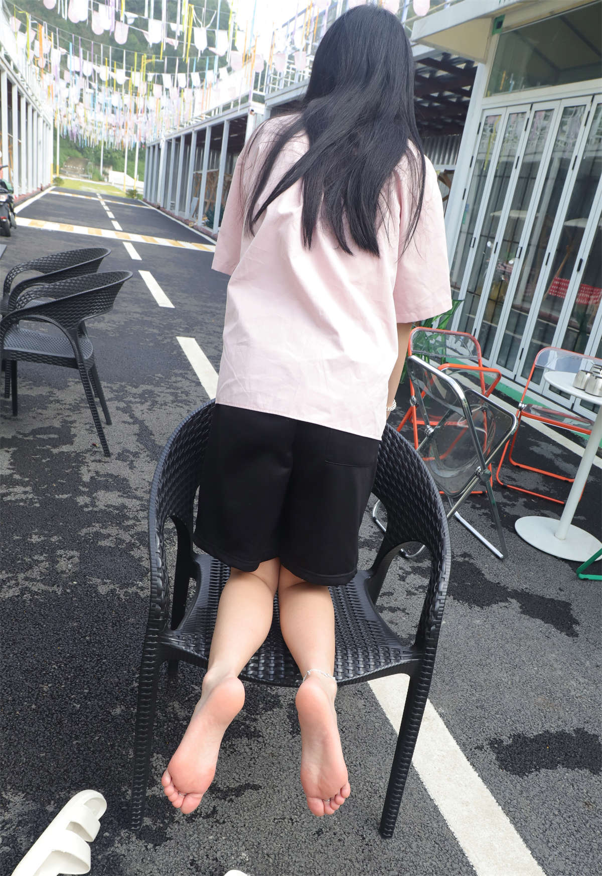 图片[2]-aapary摄影 No.040 大学生小萍满是胶原蛋白的美脚 第二季-日更街拍