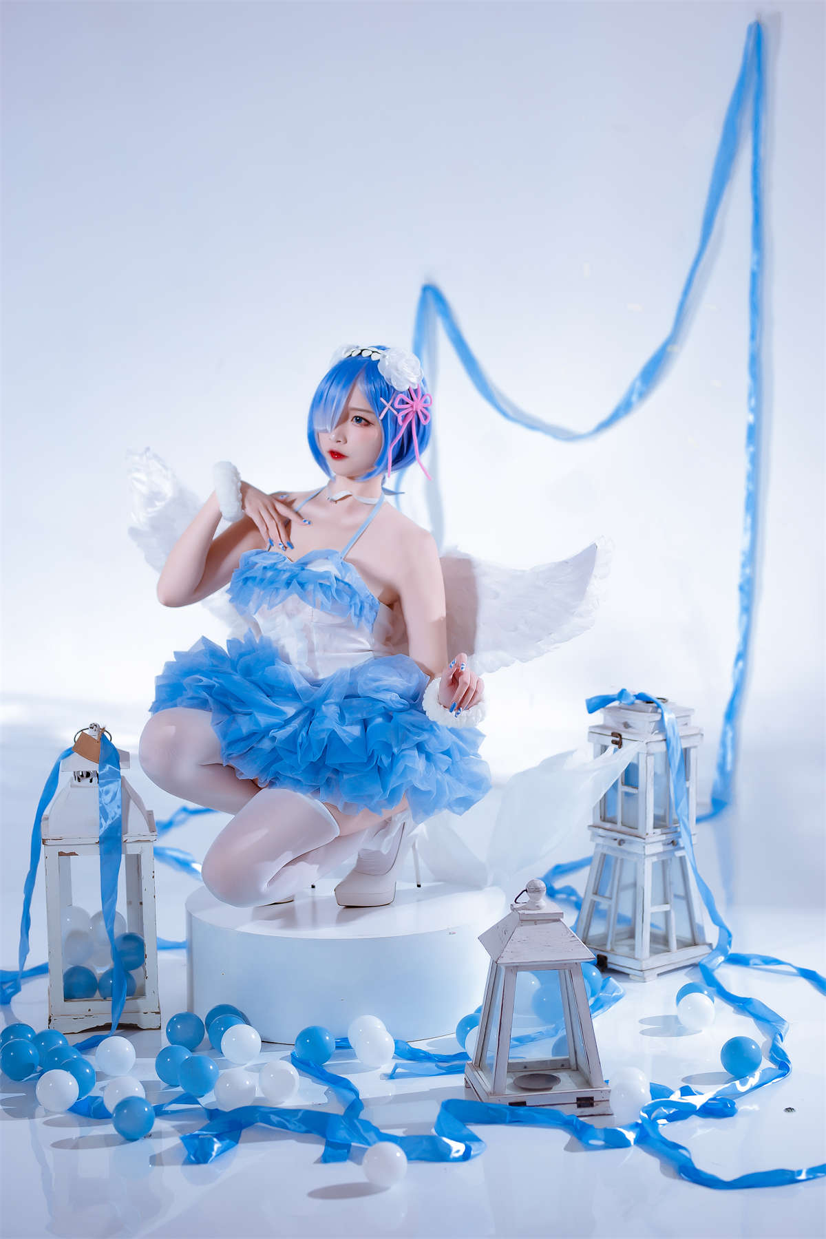 图片[2]-高产型Coser-二佐Nisa 蕾姆天使-日更街拍