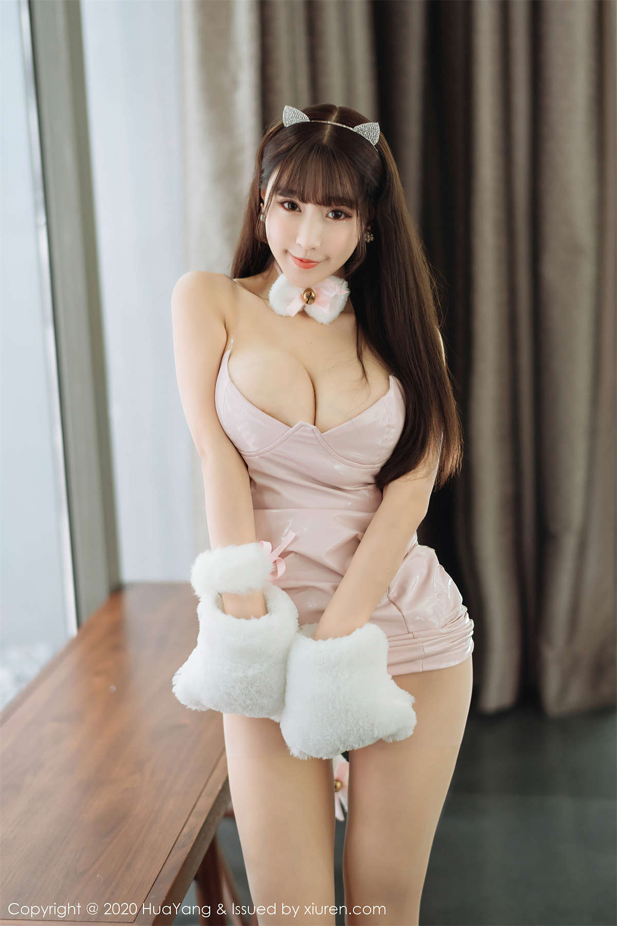 HuaYang花漾show 2020.07.08 VOL.251 Flower朱可儿 童颜巨乳-日更街拍