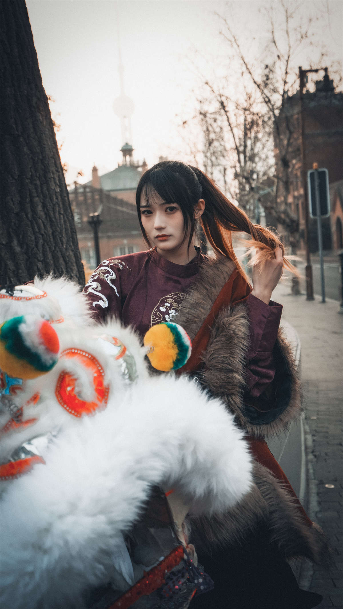 图片[2]-YITUYU艺图语 2022.04.20 舞狮少女 兔子Zzz不吃胡萝卜-日更街拍