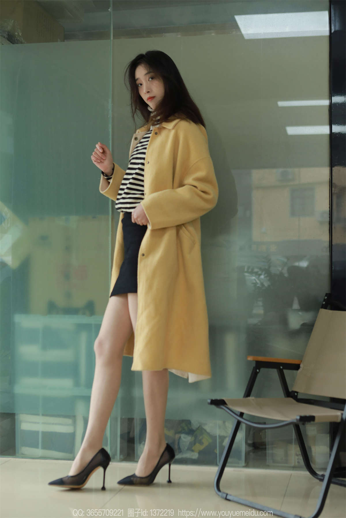 图片[2]-IESS异思趣向 2024.02.16 丝享家1665：小九 长腿烤火-日更街拍