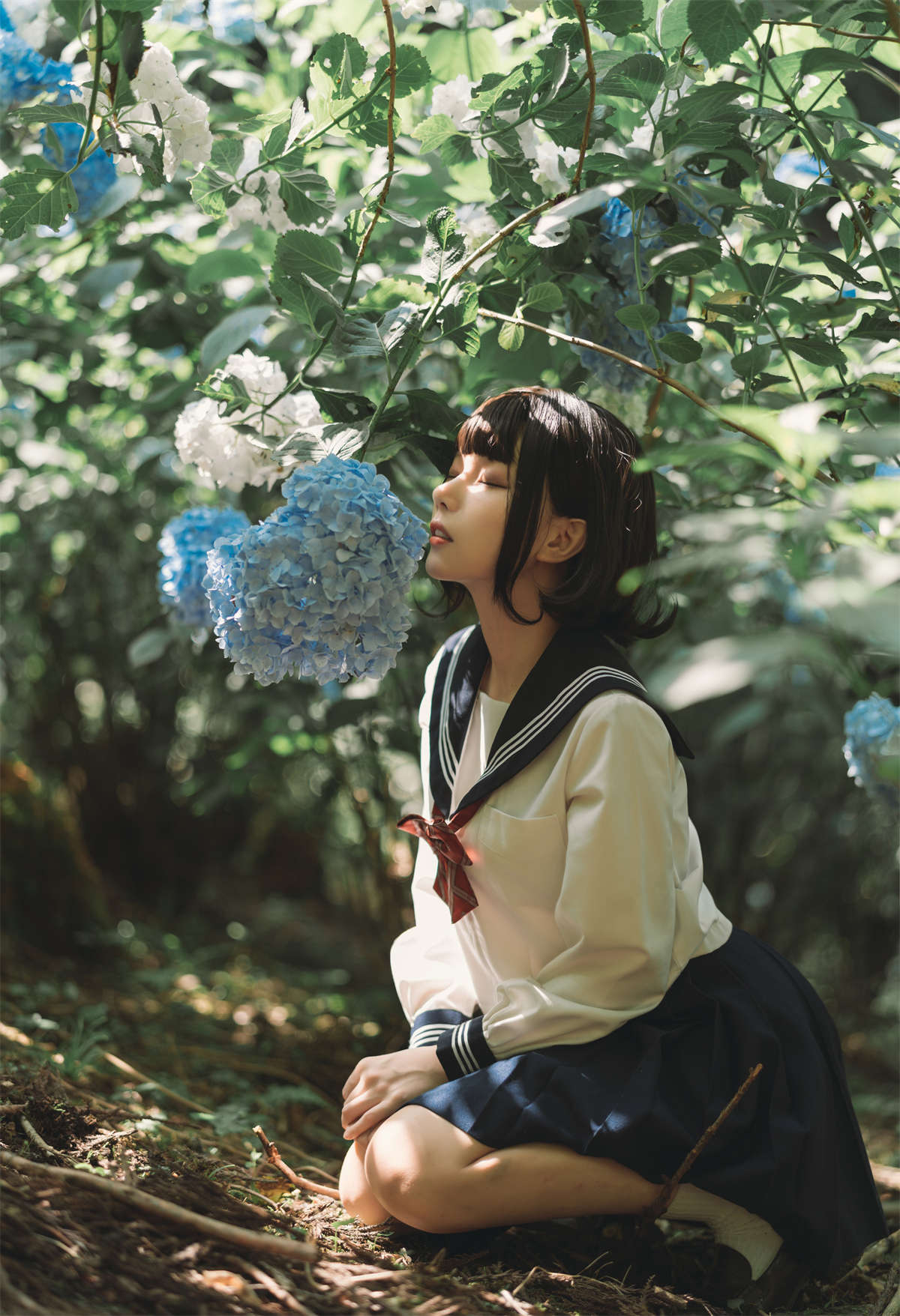 图片[2]-凛子酱 紫阳花-日更街拍