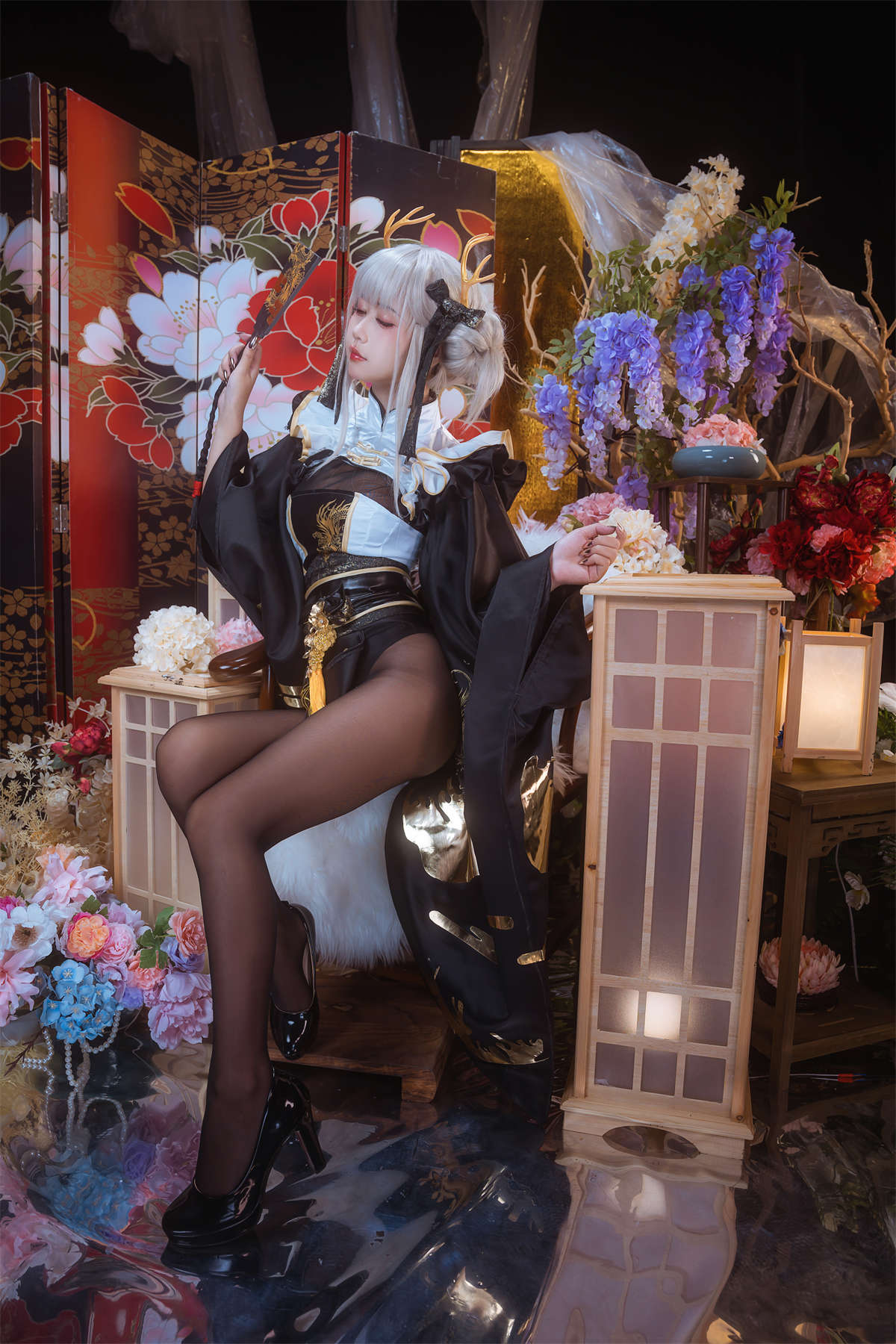 萌芽儿No.41 白兔和服-日更街拍