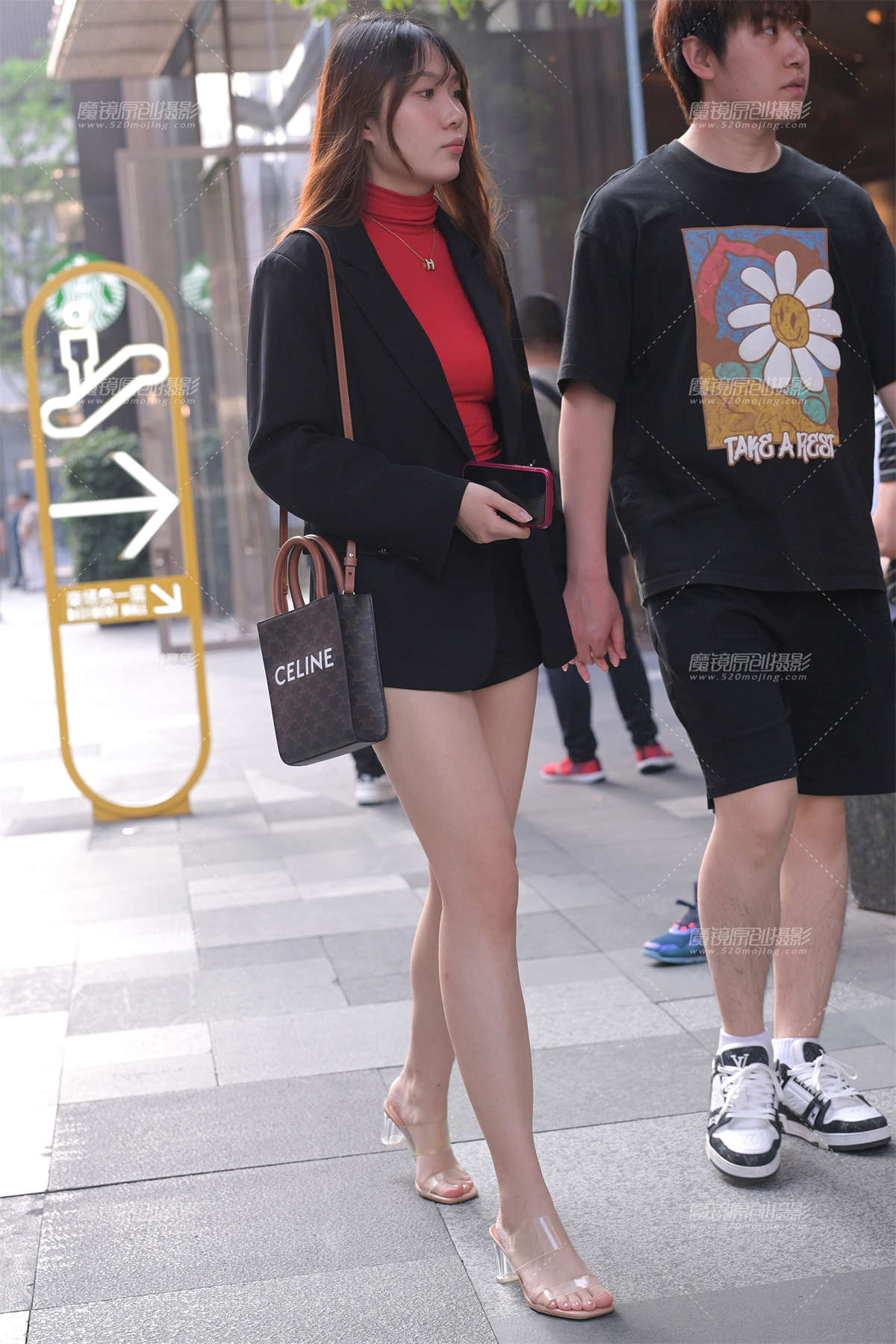 高跟美长腿-日更街拍