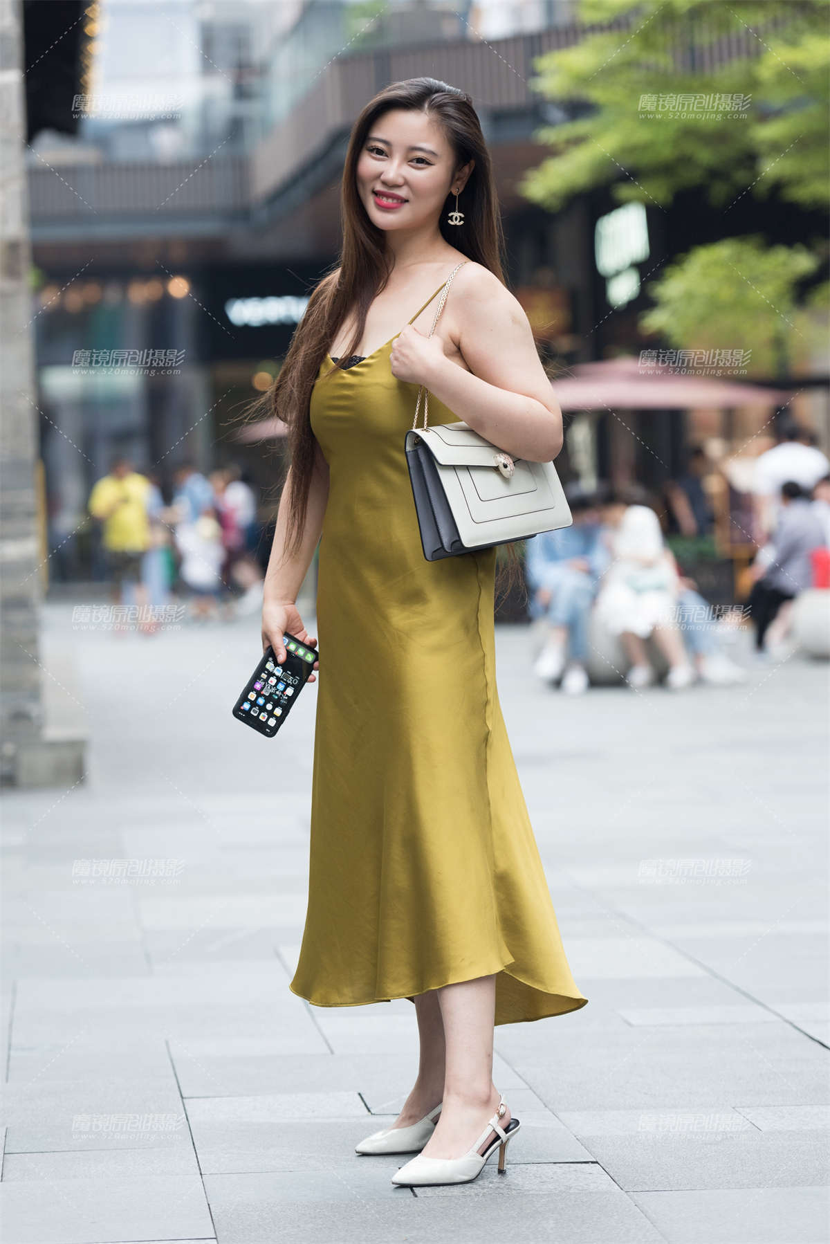 【慕容笙赛贴】吊带连衣裙美女-日更街拍