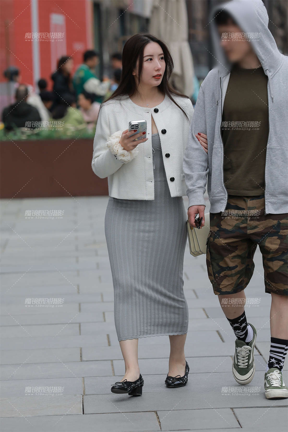 图片[2]-性感镂空包臀裙美女-日更街拍