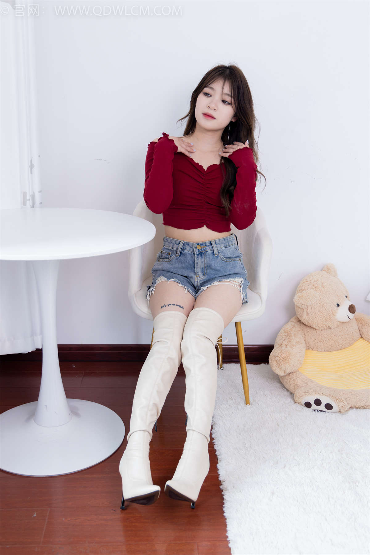 图片[2]-物恋传媒 NO.1591 闪闪-娇艳玫瑰-日更街拍