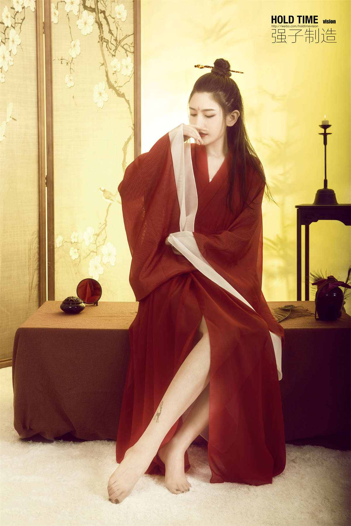 图片[2]-Ligui丽柜 2022.06.06 映红妆 甜甜-日更街拍