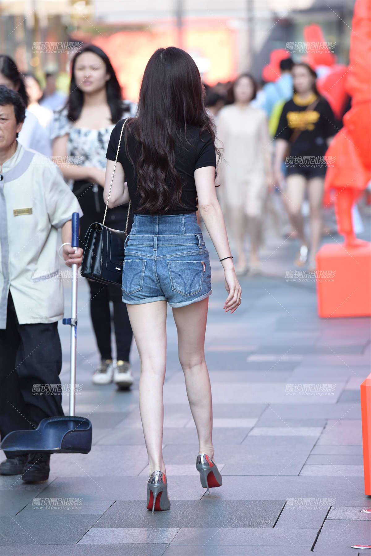 图片[2]-【慕容笙赛贴】高跟美女-日更街拍