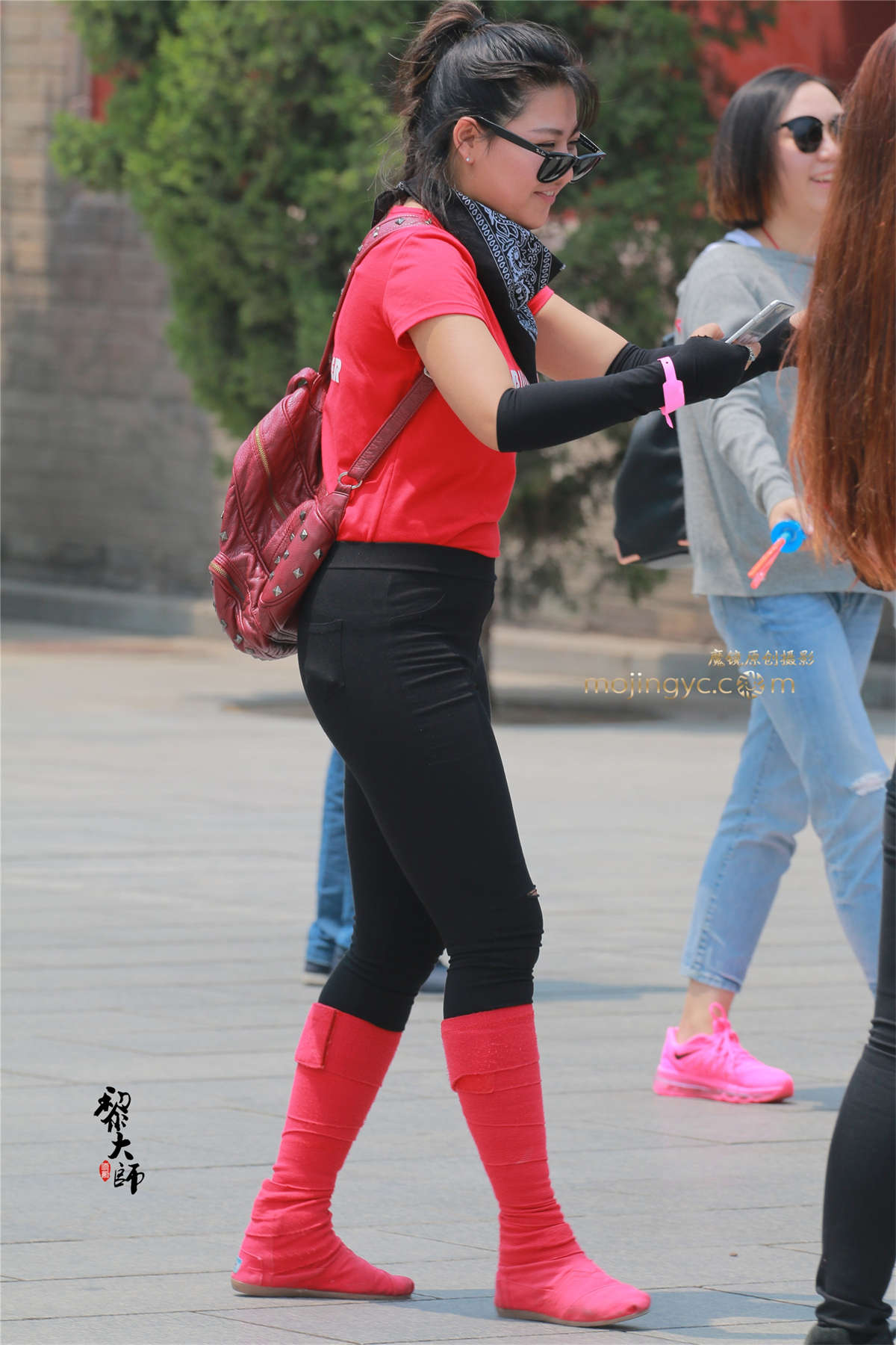 黑紧身和黑牛仔！（15P）-日更街拍