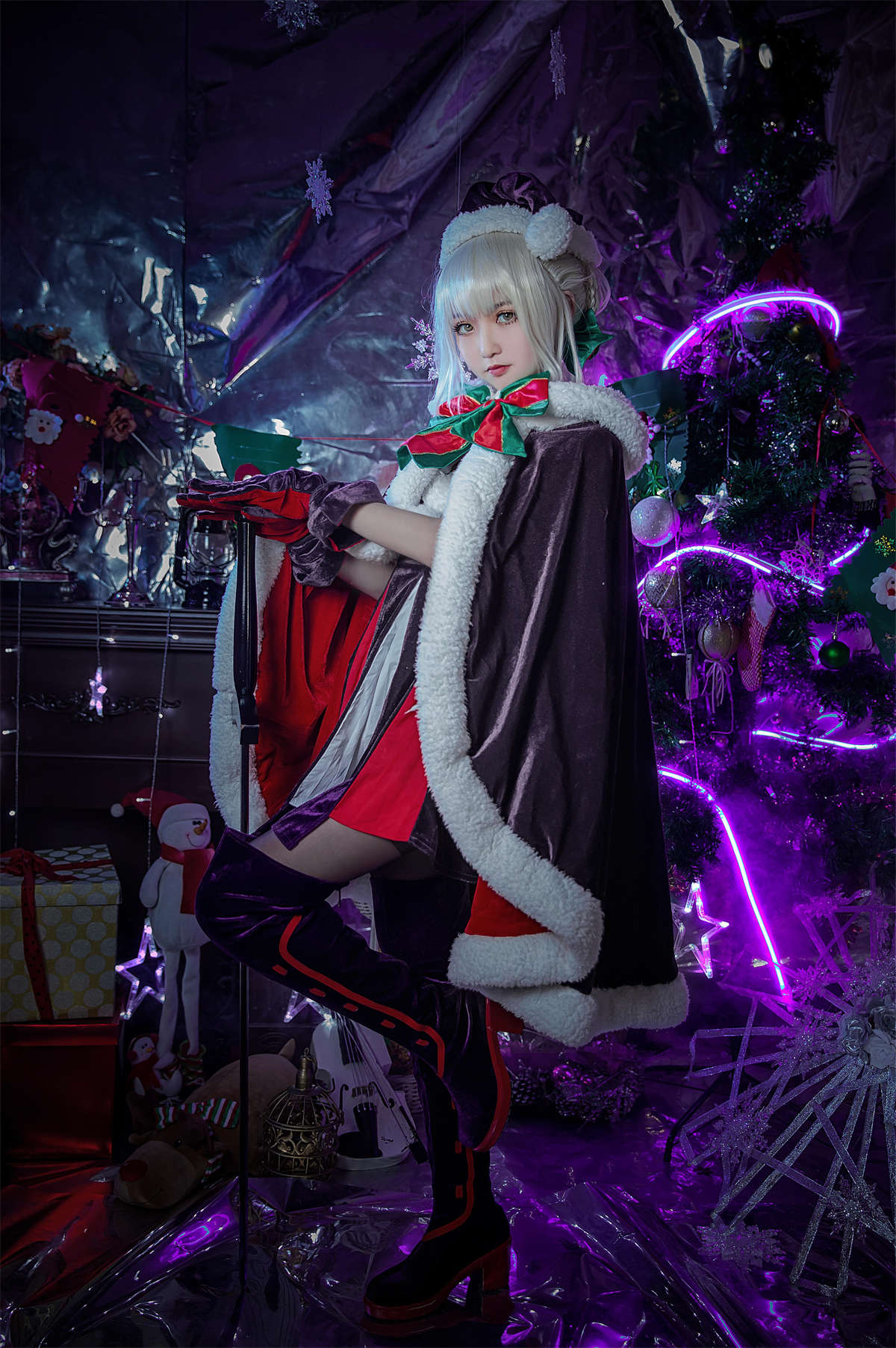 图片[2]-这个泡泡就是逊啦 阿尔托莉雅圣诞al-日更街拍