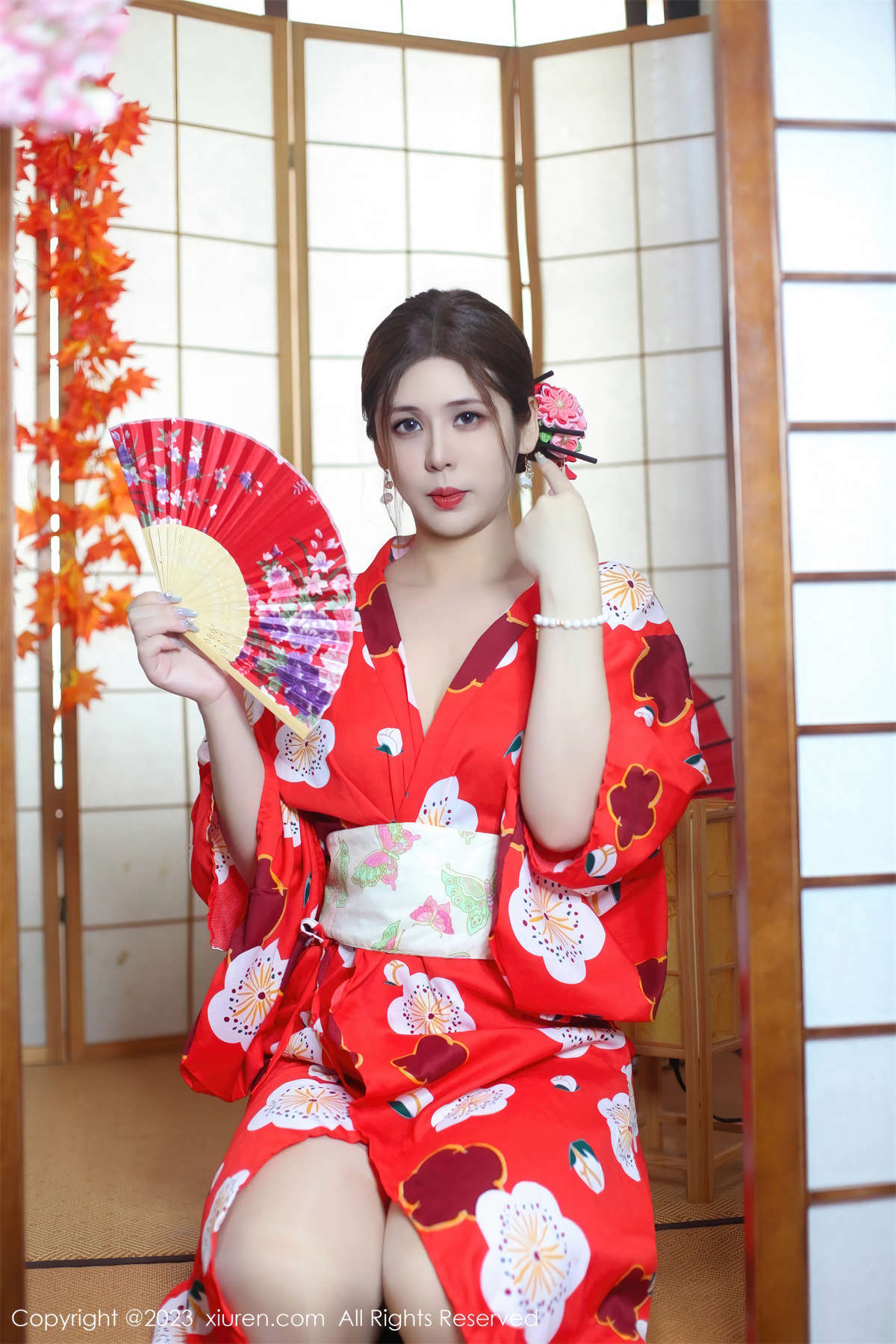 图片[2]-Xiuren秀人网 2023.11.29 No.7736 月野兔美妞-日更街拍