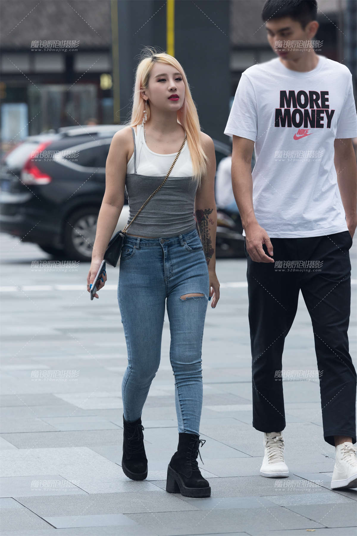 【慕容笙赛贴】金发美女-日更街拍