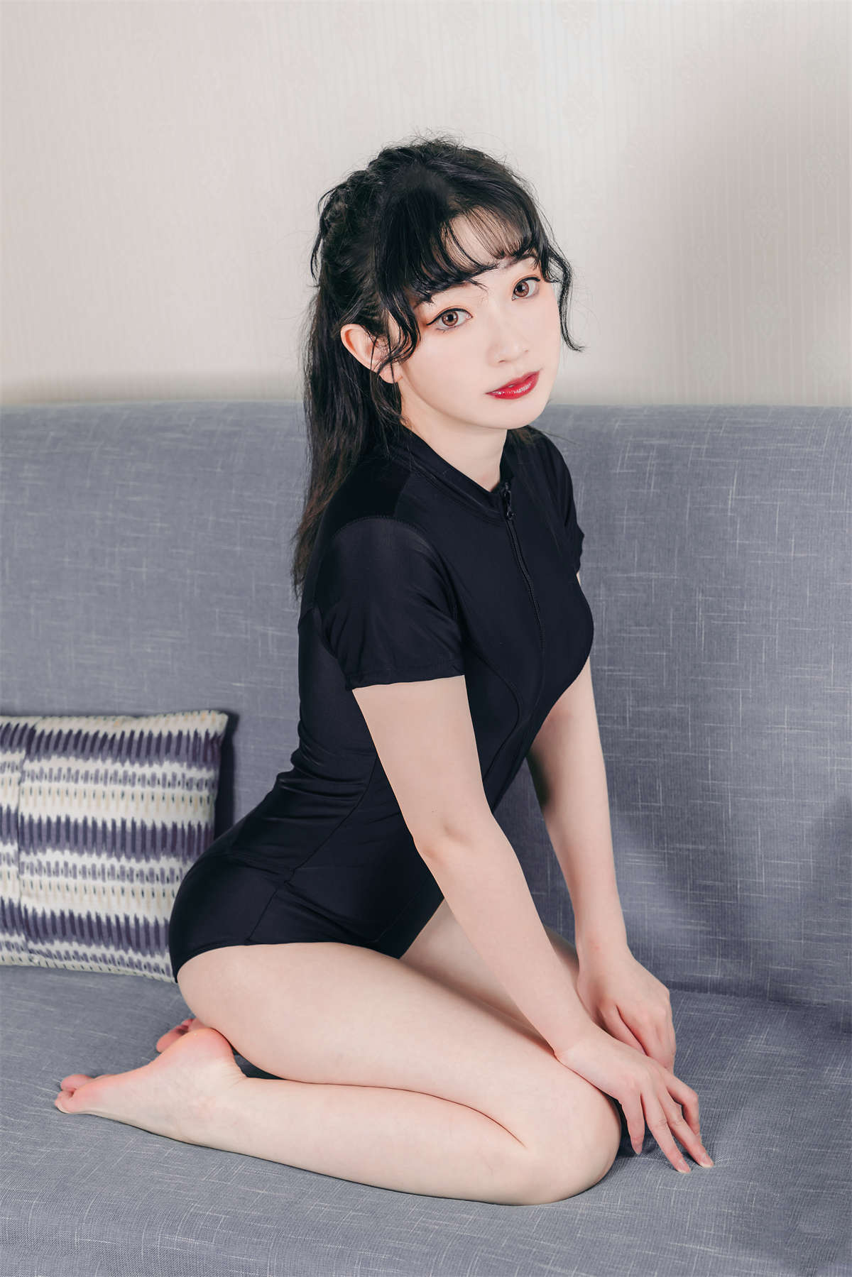 YITUYU艺图语 2023.08.14 纯黑的泳衣 桃墨公子x插图1