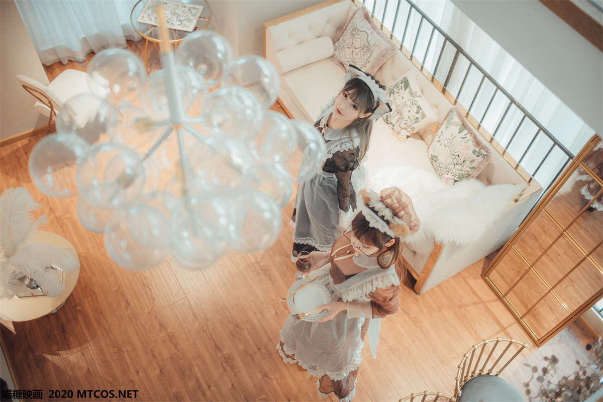 喵糖映画 VOL.146 三人女仆-日更街拍