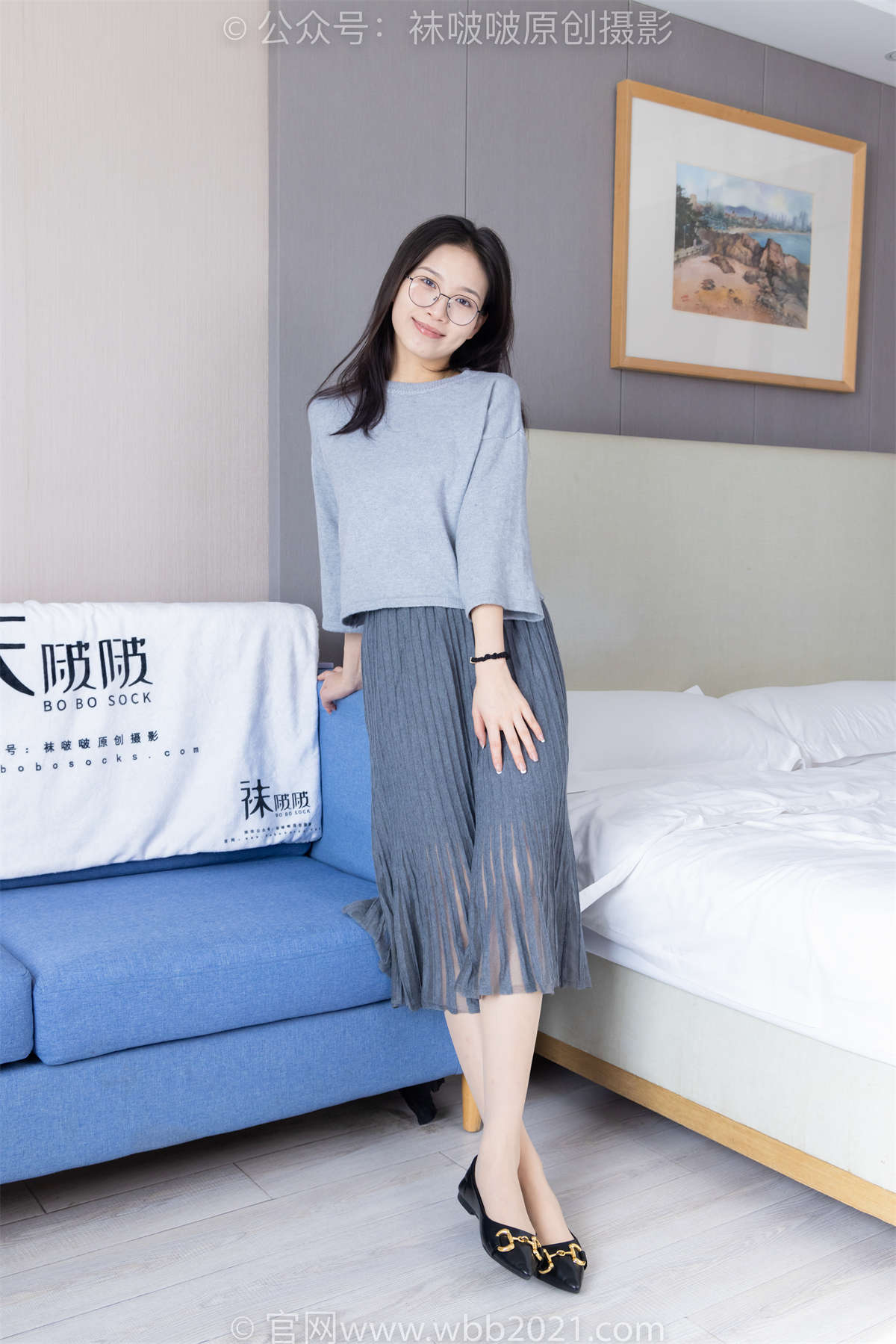 图片[2]-袜啵啵 No.358 芝士-平底鞋、板鞋、肉丝（脚尖加固款）、厚黑丝 花絮版-日更街拍