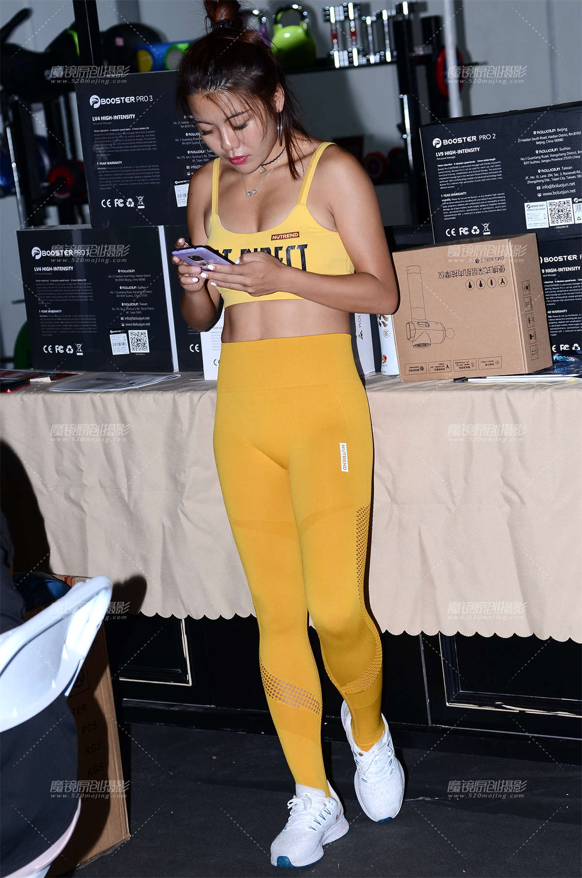 【神摄手赛帖】黄色健体服-日更街拍