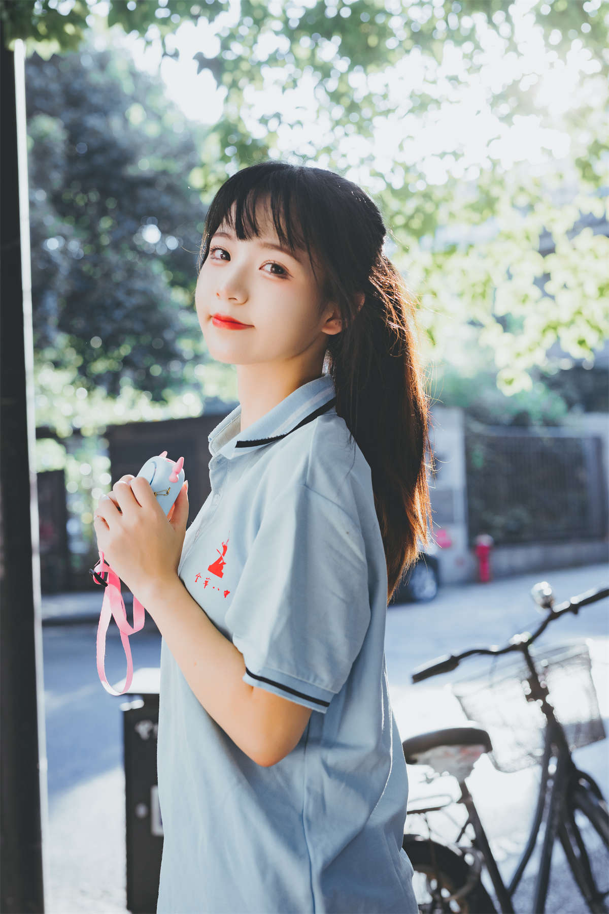YITUYU艺图语 2022.06.11 校服少女 肥宅糖糖子-日更街拍