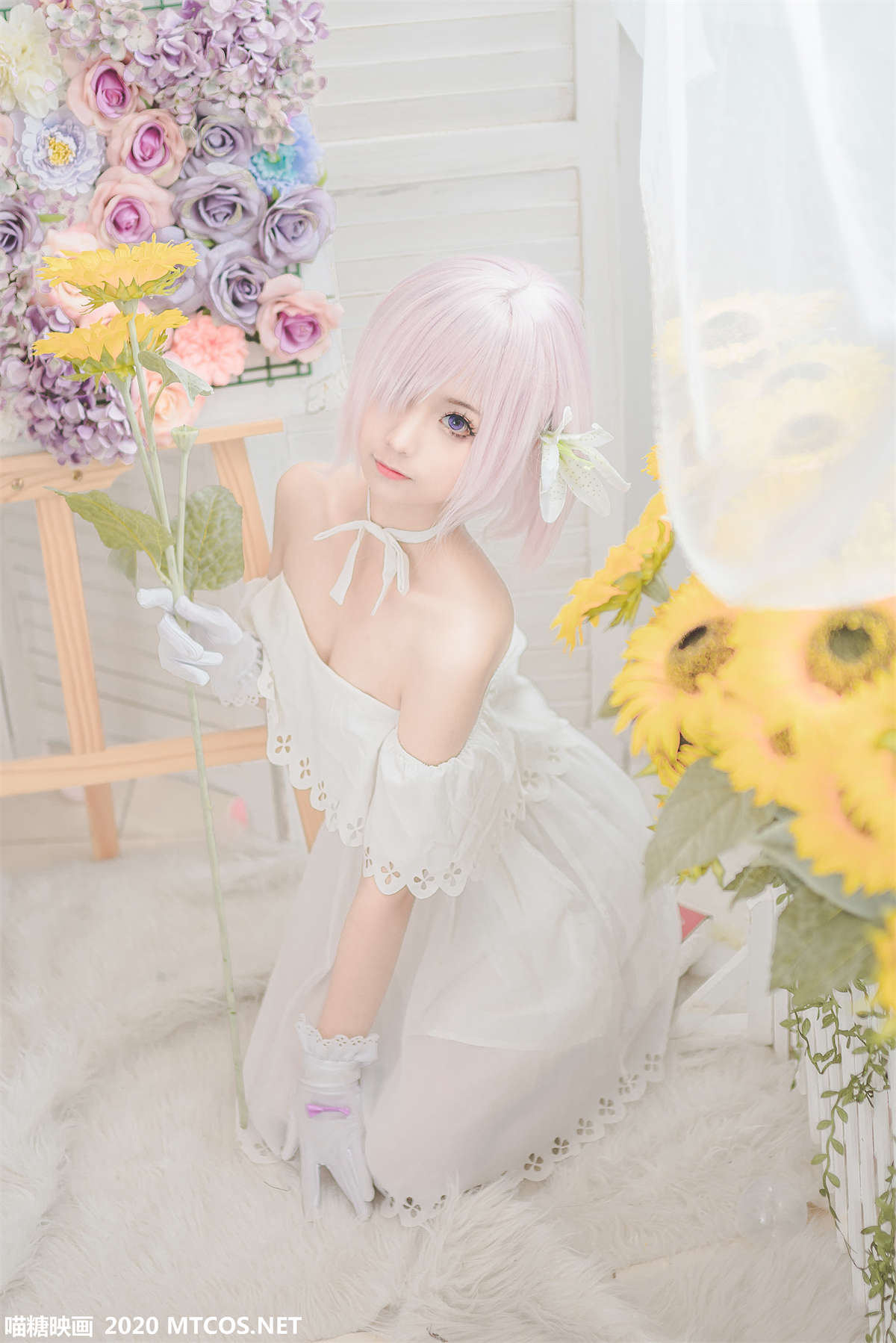 图片[2]-喵糖映画 VOL.150 白色玛修-日更街拍