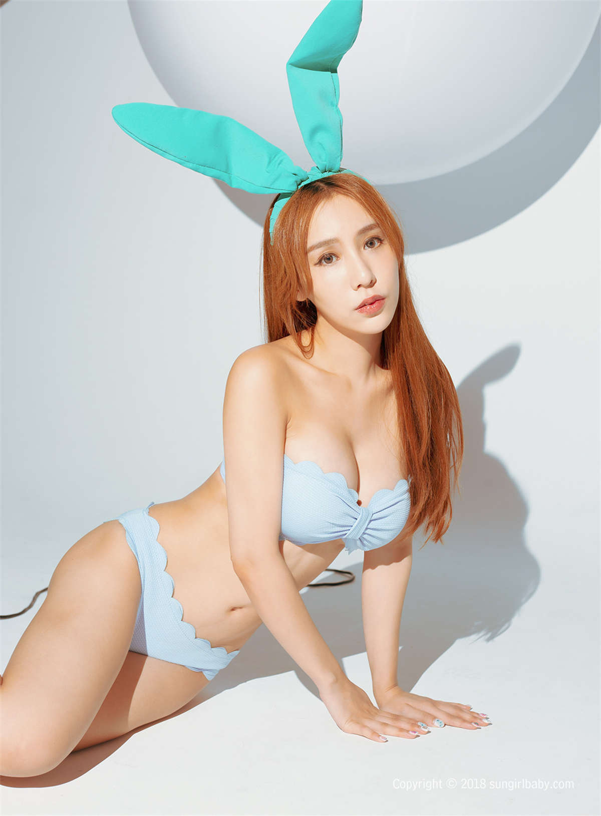 SUNGIRL阳光宝贝 NO.011 甜美萌兔! 混血尤物Kimi步 写真 Kimi步-日更街拍