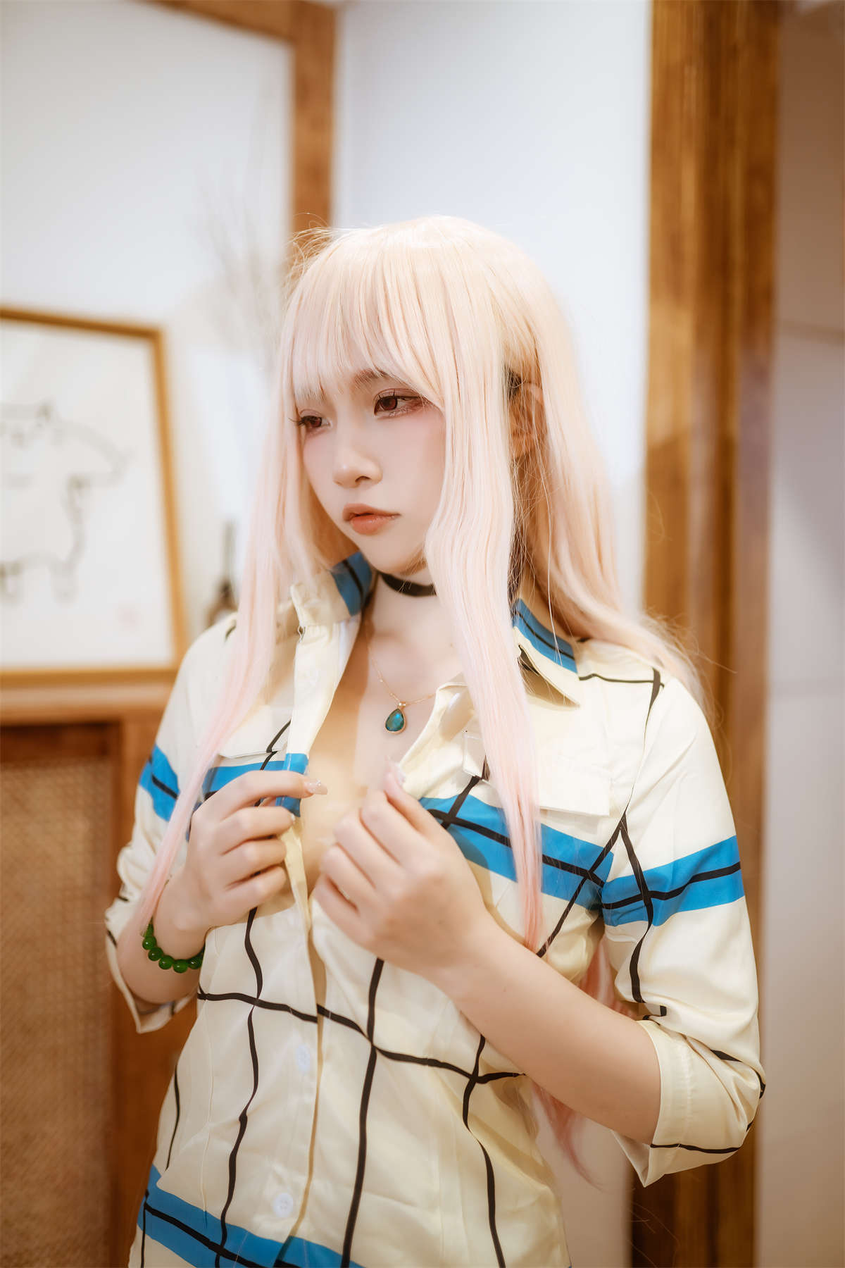 高产型Coser-二佐Nisa 海梦 日常泳装-日更街拍