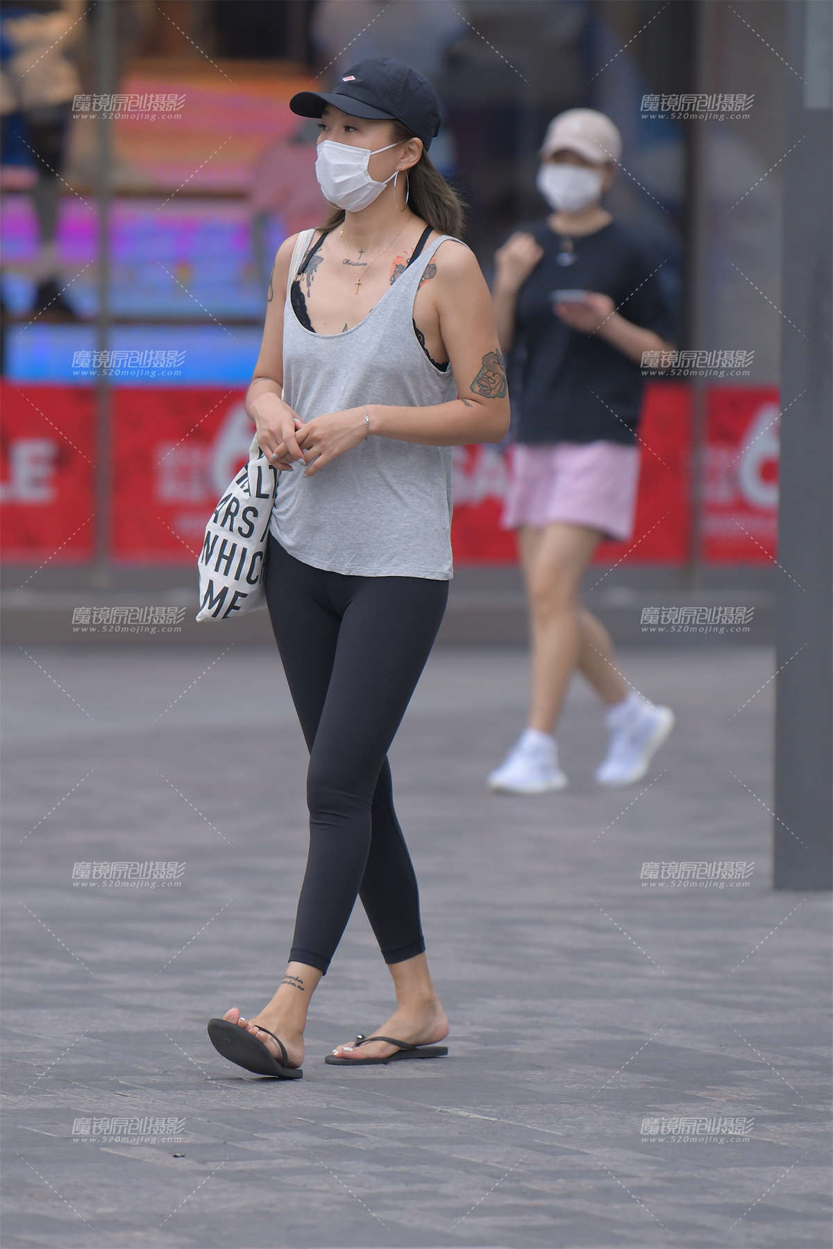 【红石赛帖】黑色性感瑜伽-日更街拍