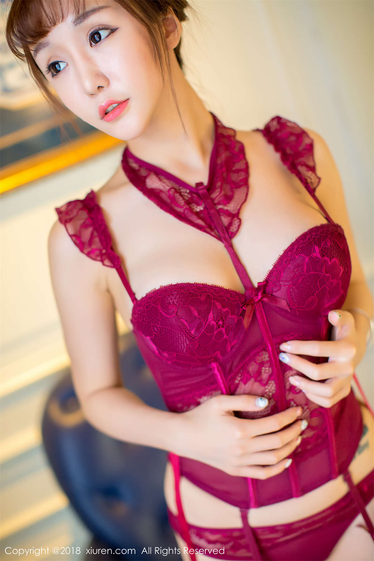 图片[2]-Xiuren秀人网 2018.04.17 NO.984 顾灿-日更街拍