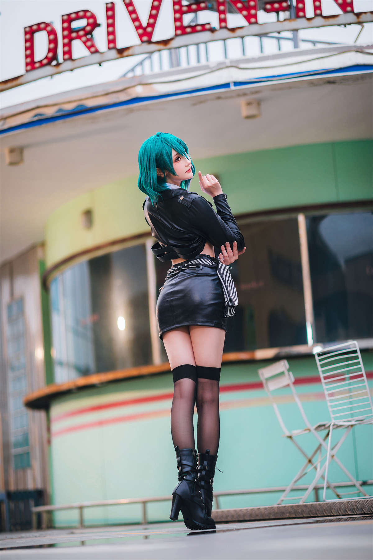 图片[2]-微博知名coser瓜希酱 DOA X VV-环-狂风Ver-日更街拍