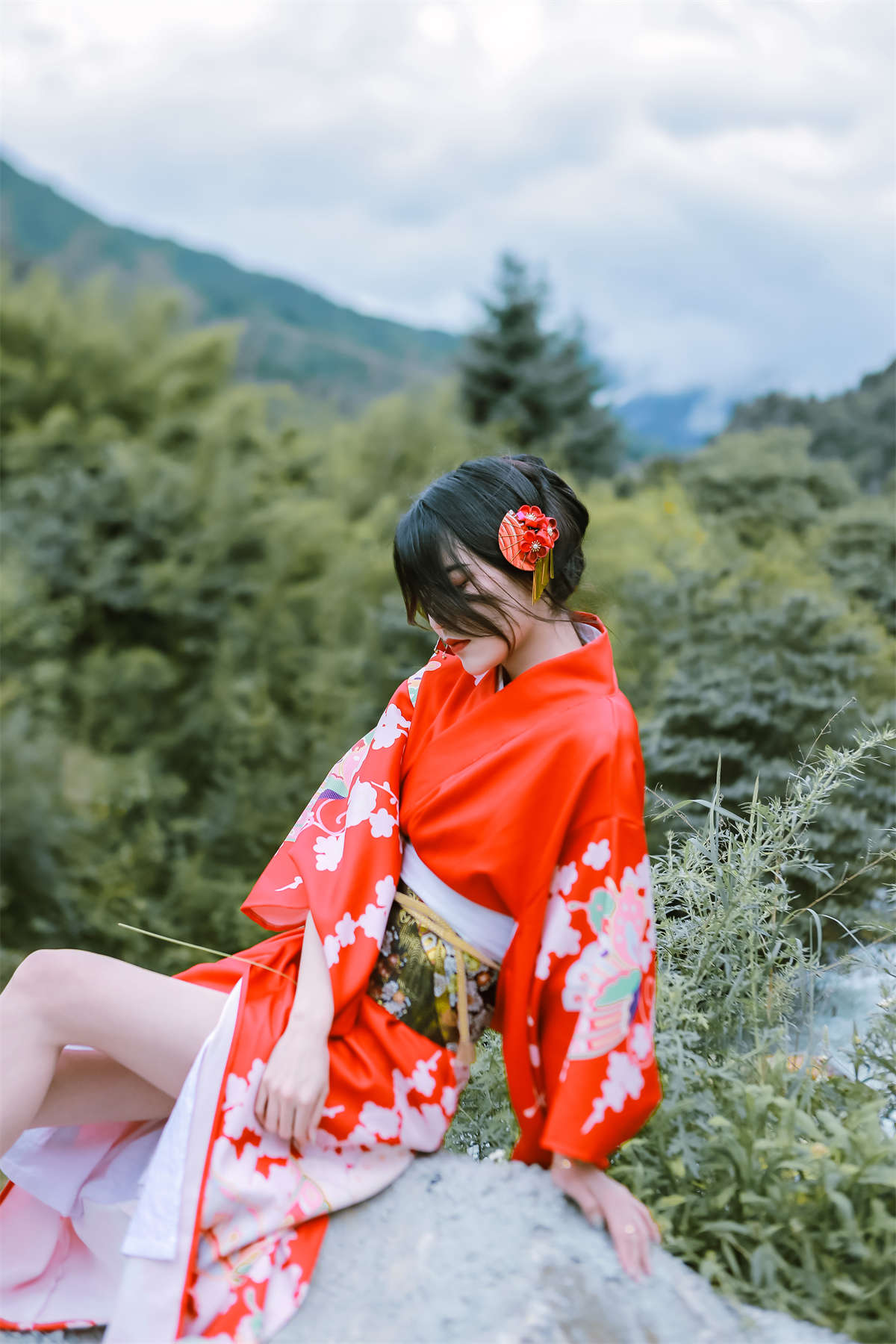 YITUYU艺图语 2022.02.01 青山绿水间 婷婷-日更街拍