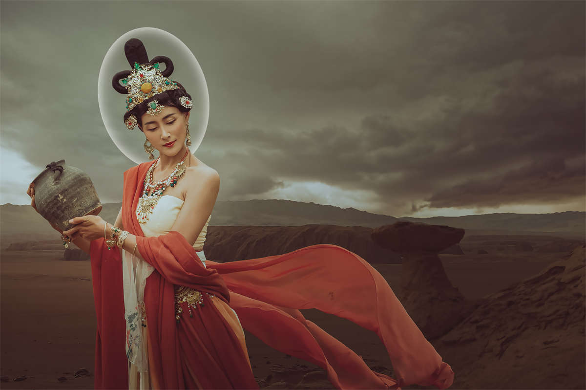 图片[2]-YITUYU艺图语 2021.07.14 大漠胡杨情 婉君-日更街拍