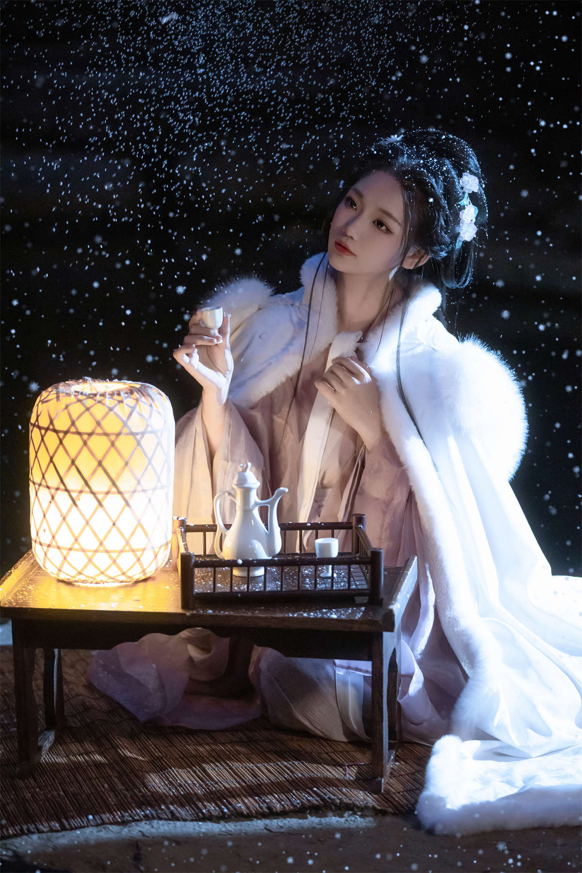 YITUYU艺图语 2025.03.06 风雪夜归人 晚江亭插图1