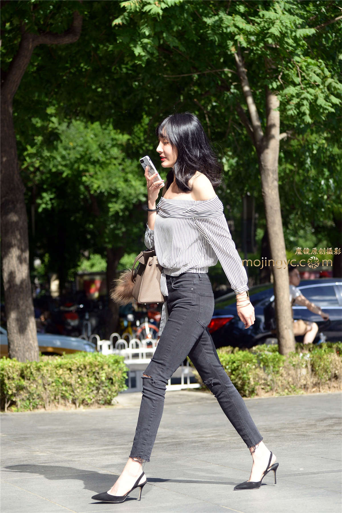 图片[2]-破洞紧身牛仔（10p）-日更街拍