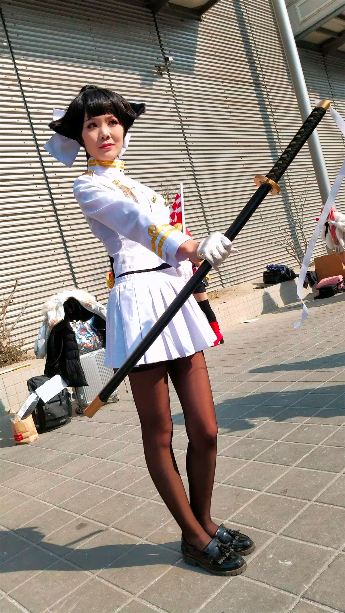 图片[2]-极品黑丝美腿cosplay二次元美少女-日更街拍