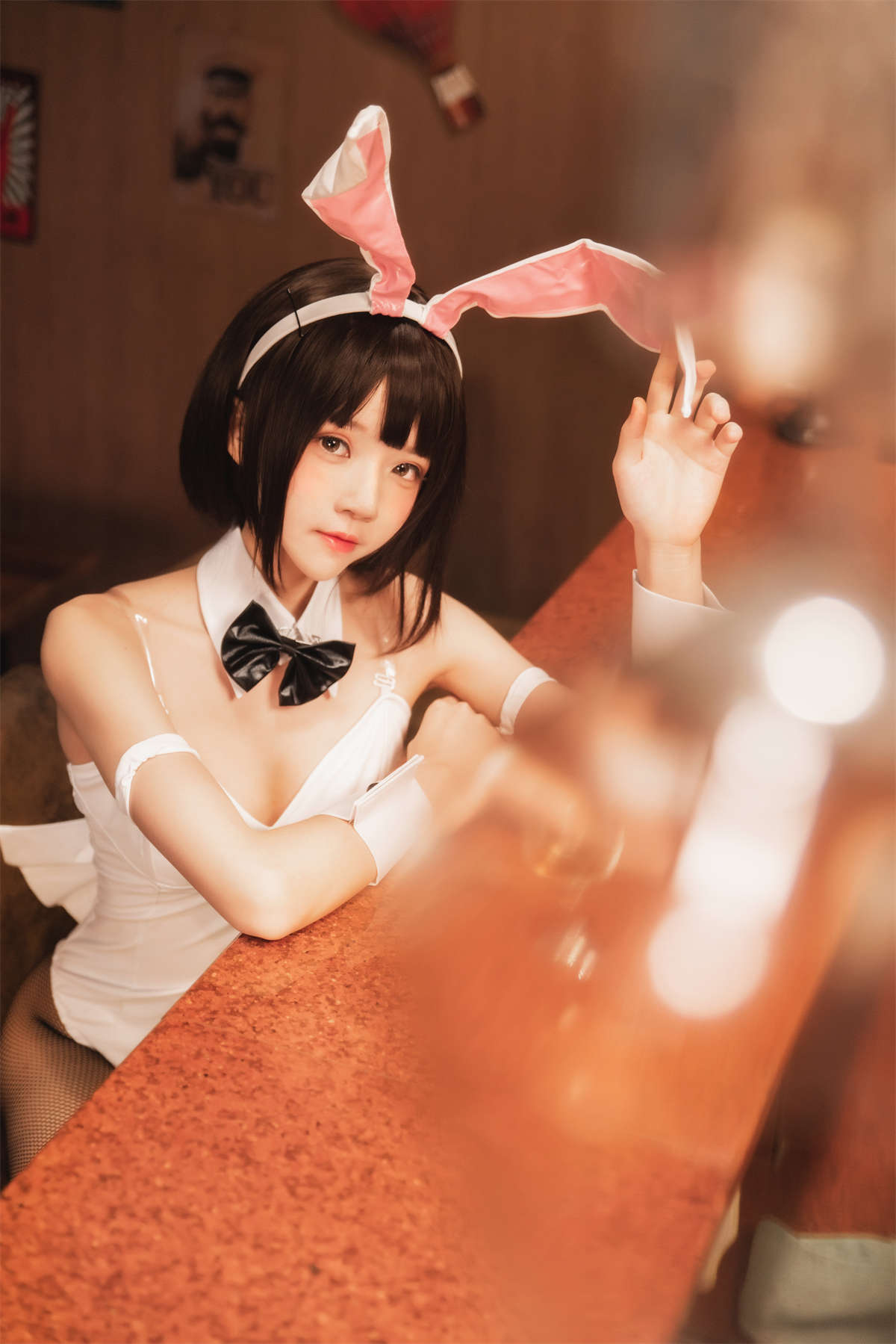 桜桃喵 – (加藤惠)兔女郎-日更街拍
