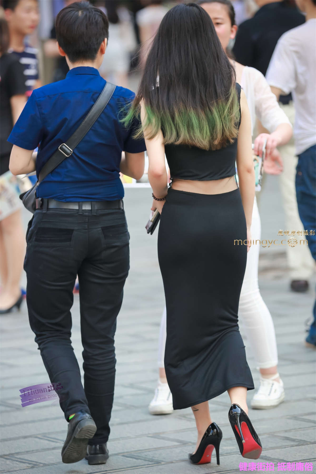 图片[2]-李欢原创-黑色一步裙，丰腴（13P）-日更街拍