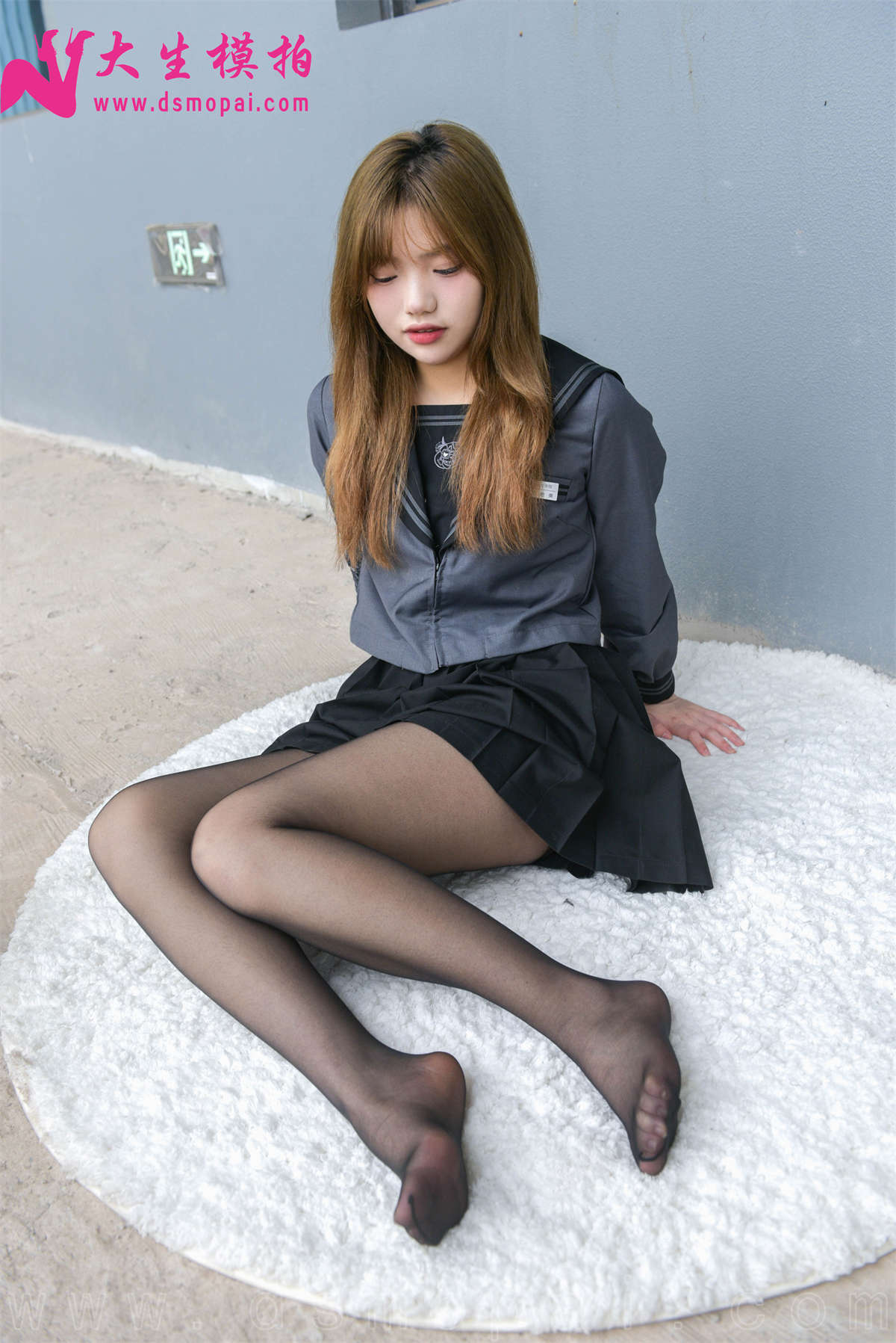 大生模拍 NO.291 涵夕 学妹风-日更街拍