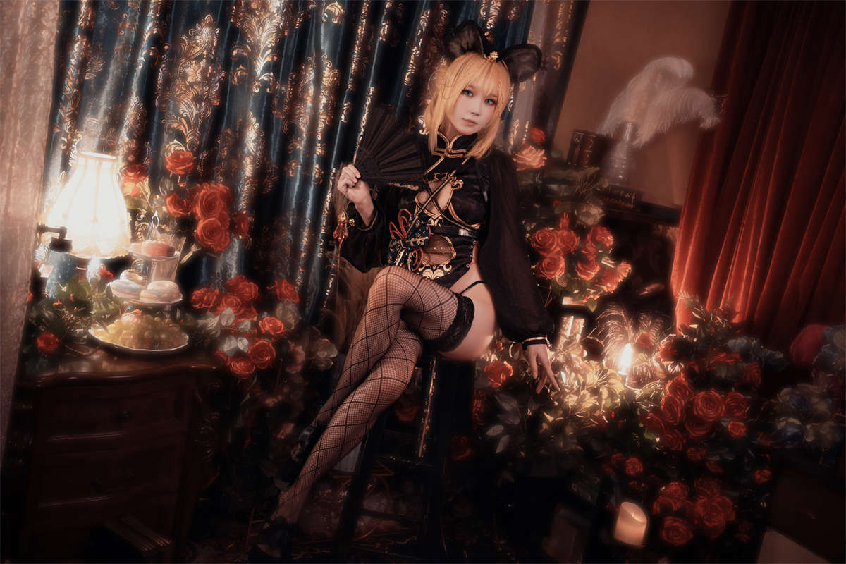 图片[2]-阿包也是兔娘 NO.029 – 只属于你旗袍-日更街拍