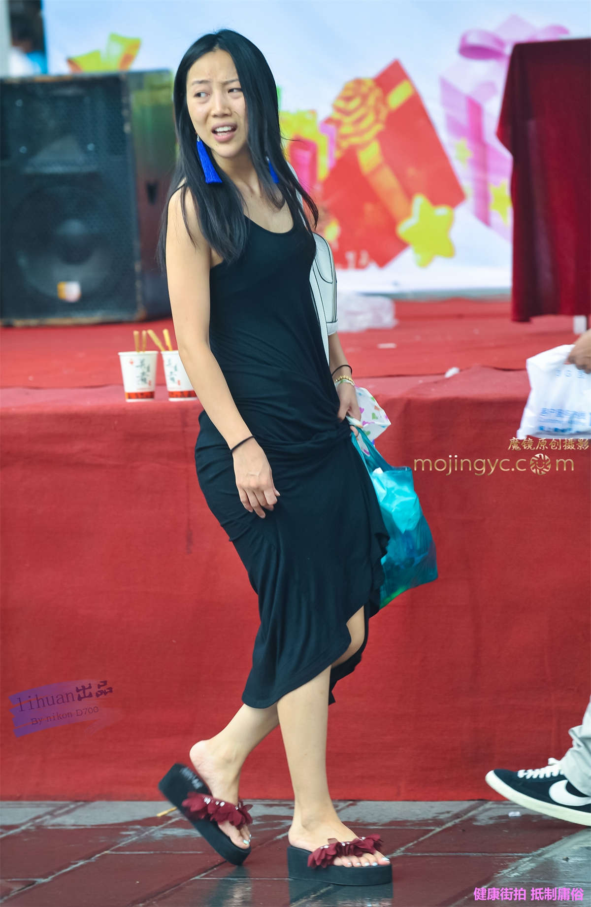 李欢原创-黑色一步裙（13P）-日更街拍