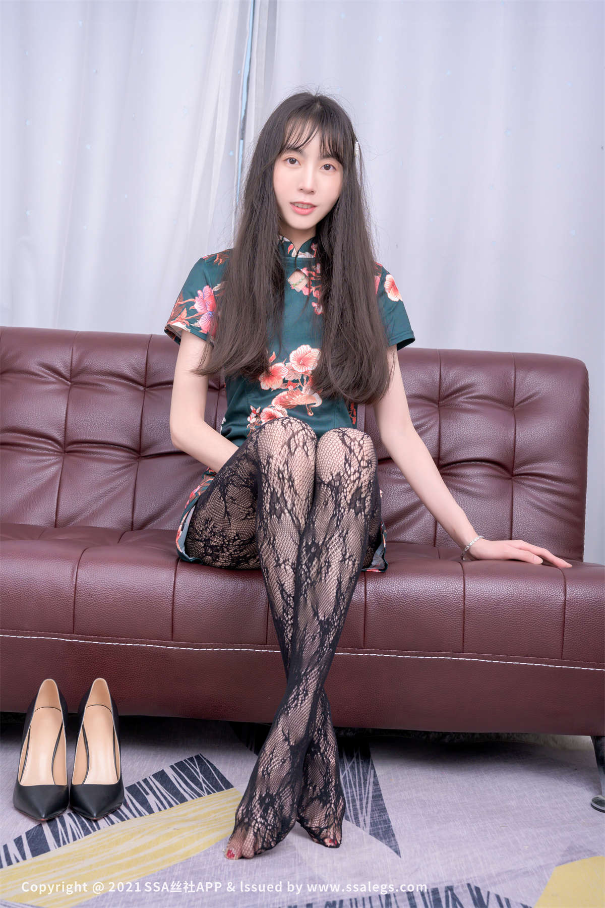 SSA丝社 No.745 模特团团的黑丝网袜（下）-日更街拍