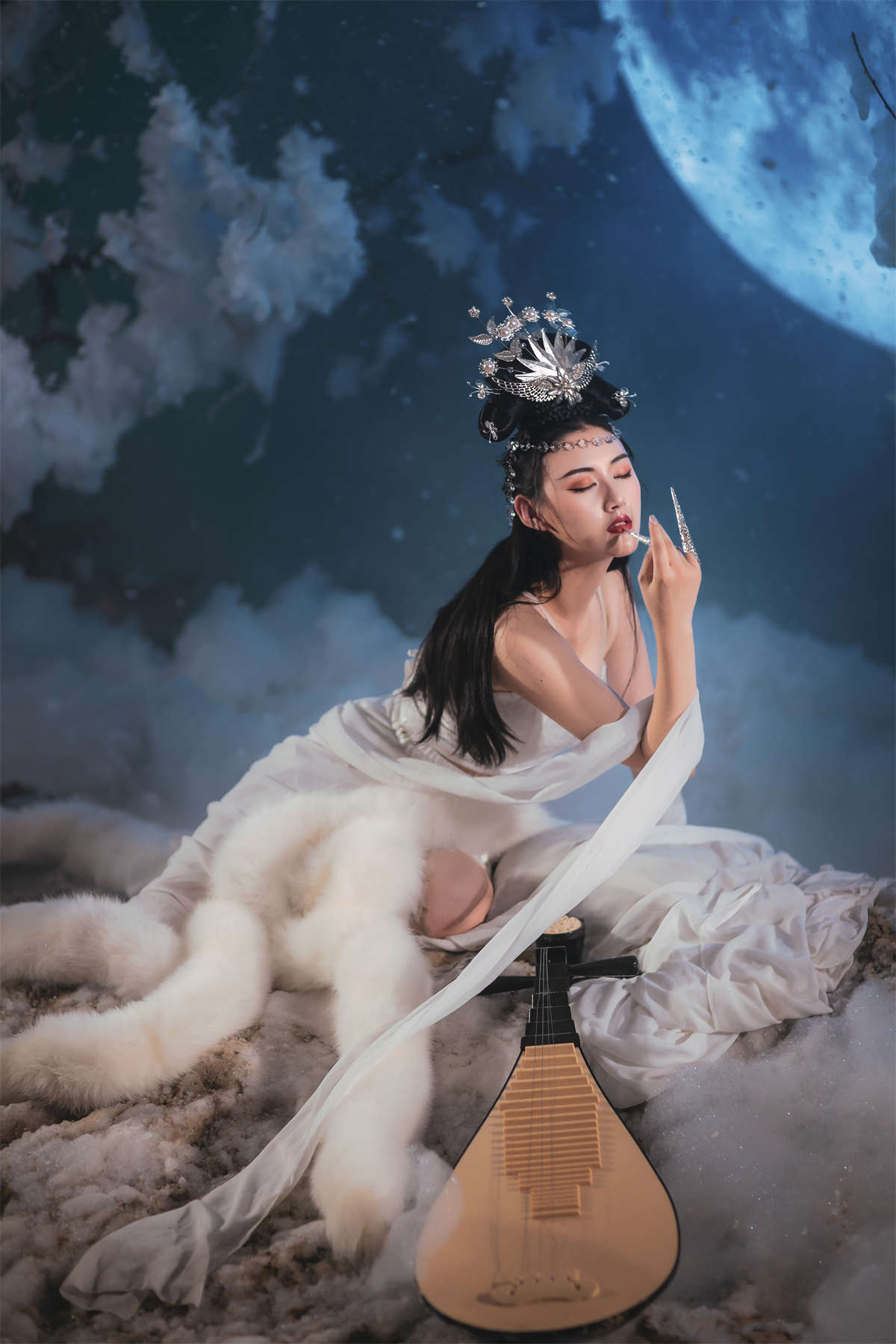 YITUYU艺图语 2021.07.21 九尾白狐 刺猬&惠子-日更街拍