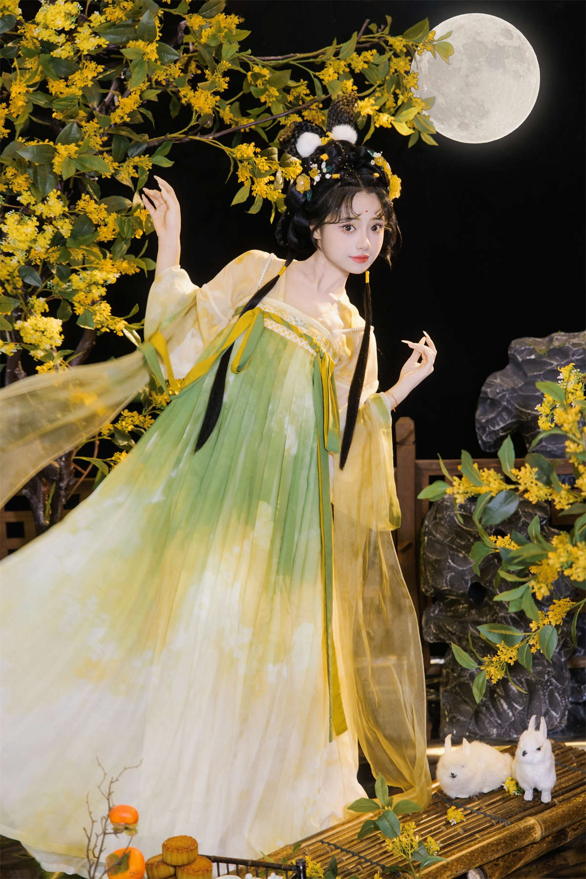YITUYU艺图语 2024.10.28 中秋-玉兔 衔鹿插图1