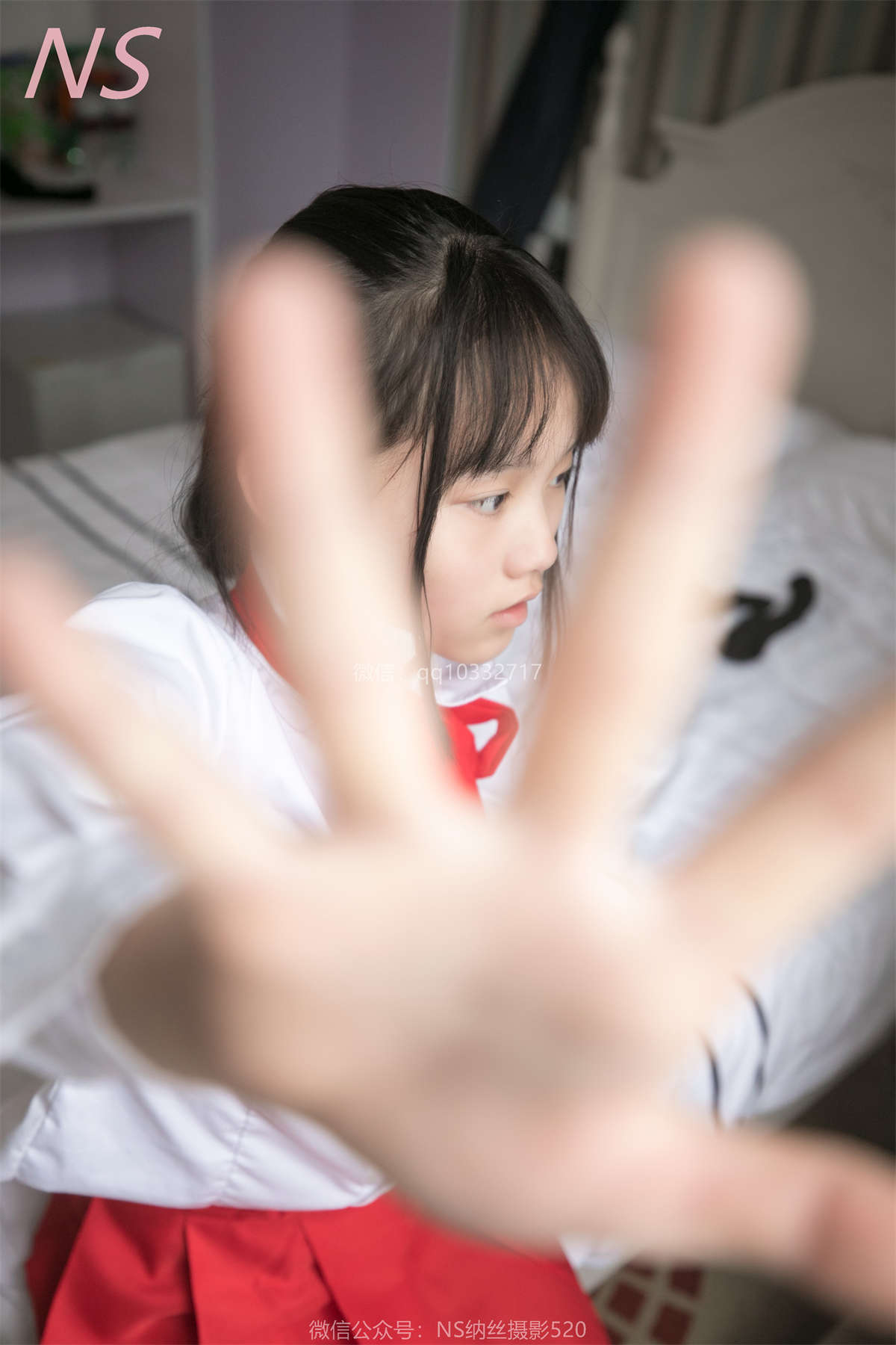 图片[2]-纳丝摄影No.181 小莉 可爱学妹JK制服-日更街拍