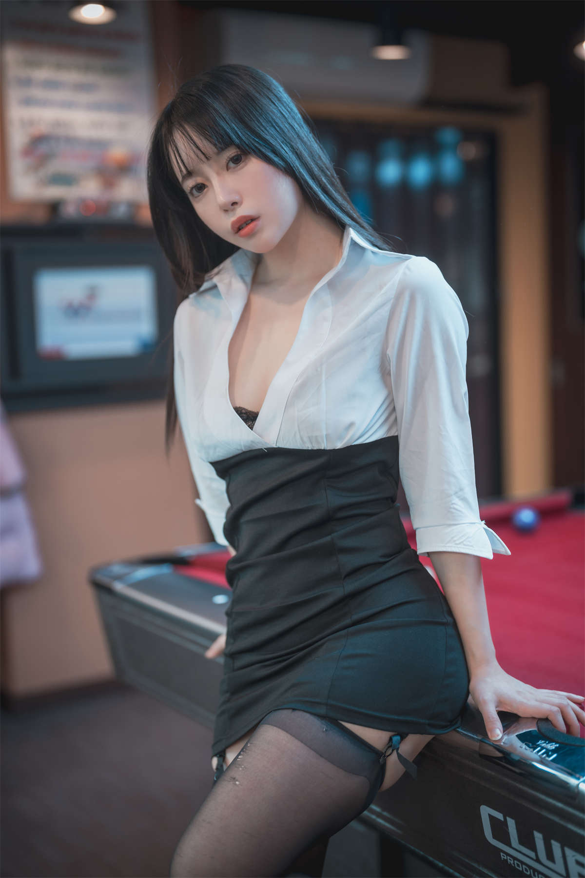 [DJAWA] ZziZzi – Billiards Girl-日更街拍