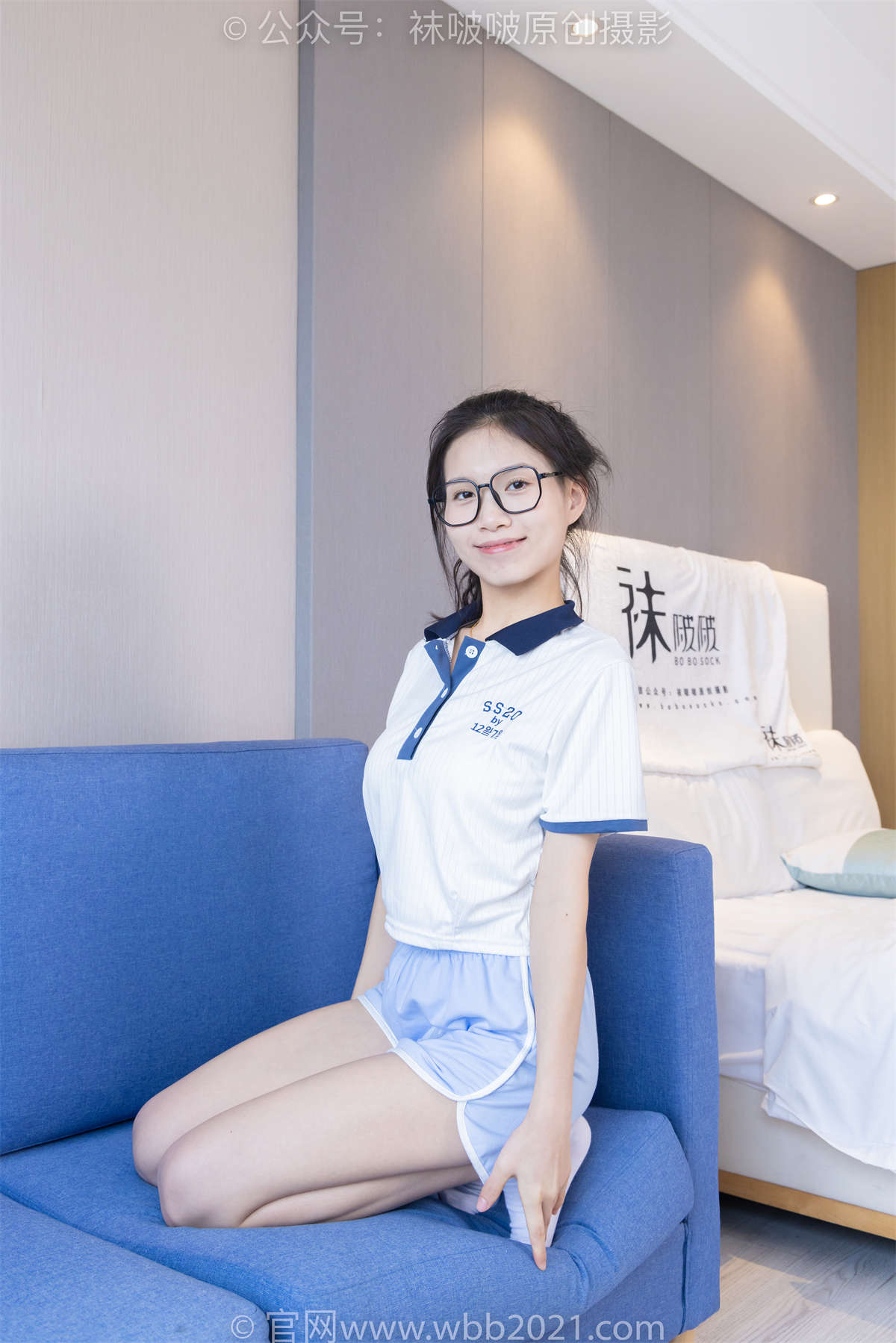 图片[2]-袜啵啵 No.294 芝士-板鞋、白棉袜、裸足 花絮版-日更街拍