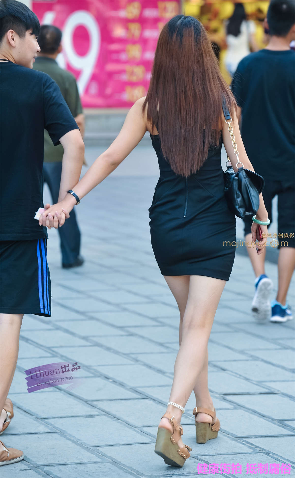 李欢原创-美女，裹身裙（10P）-日更街拍