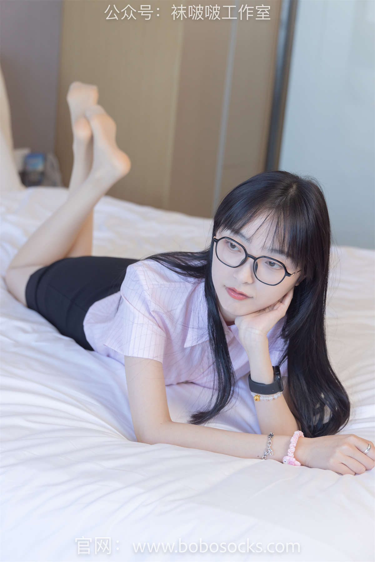 图片[2]-袜啵啵 No.106 稚予-高跟鞋、肉丝（脚尖加固款）花絮版-日更街拍