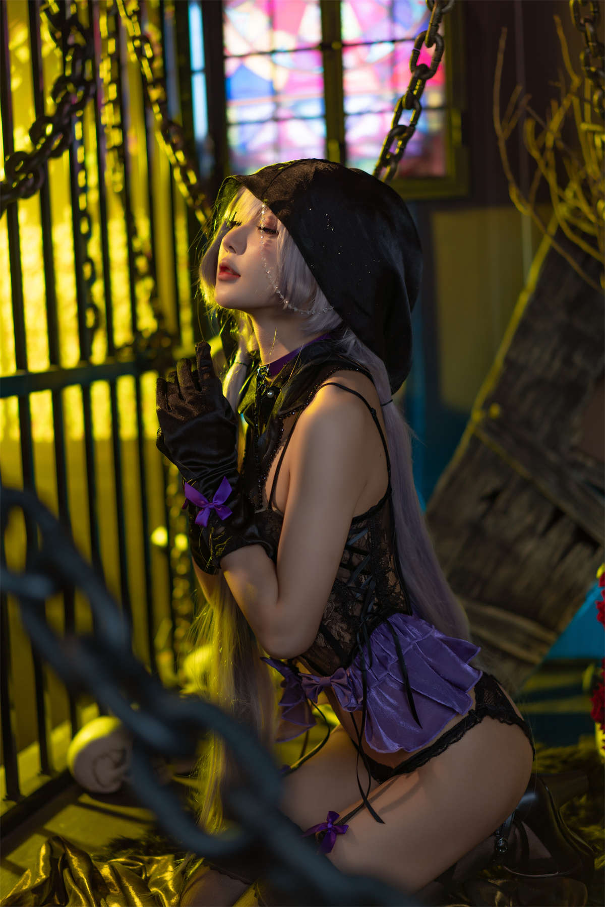 图片[2]-阿包也是兔娘 NO.043 – 午夜瞌睡魔女-日更街拍