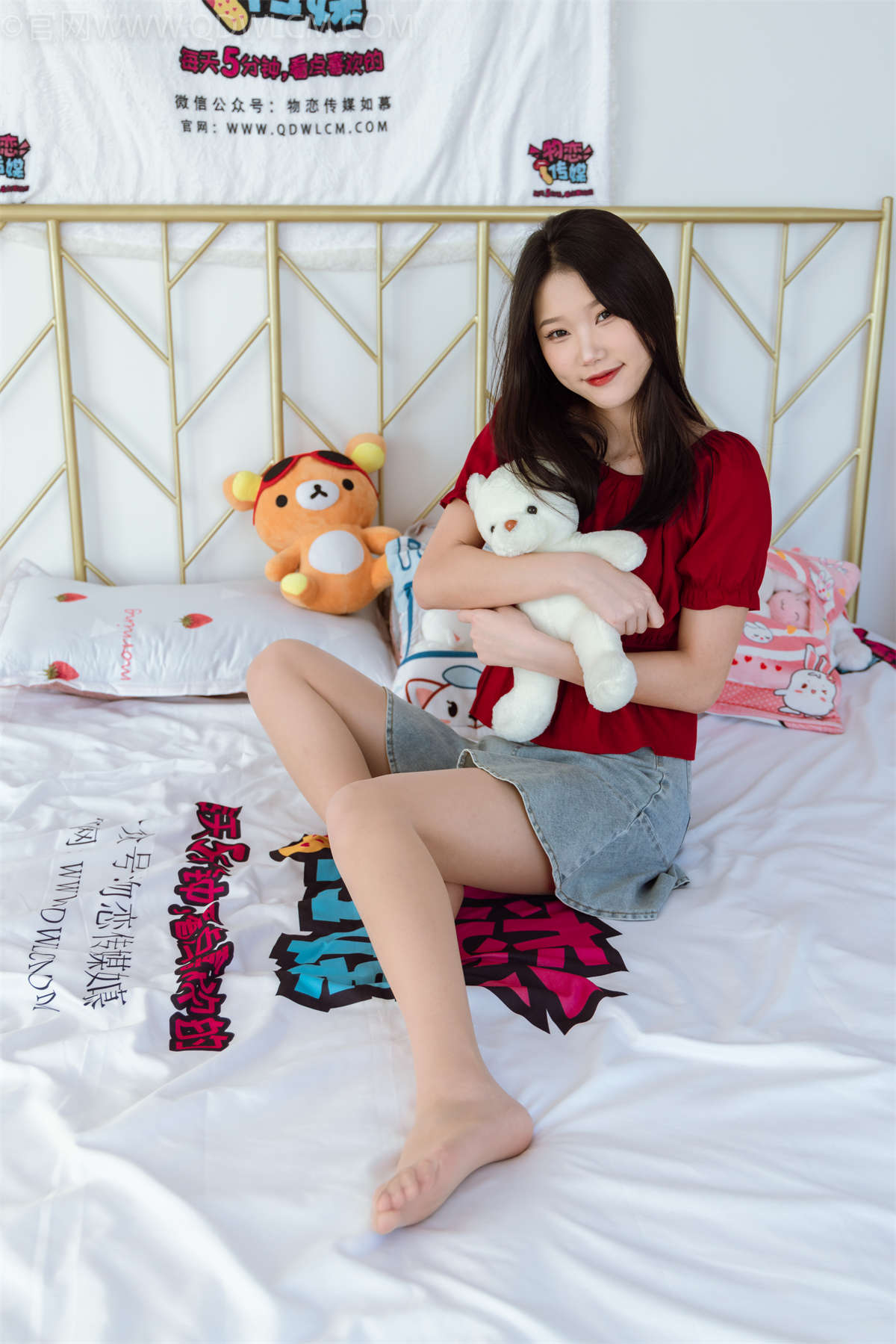 图片[2]-物恋传媒 NO.1130 小竹-优雅的红-日更街拍