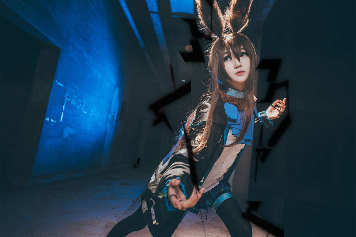 图片[2]-妖君白研 明日方舟COS美少女 COSER兽耳阿米娅-日更街拍