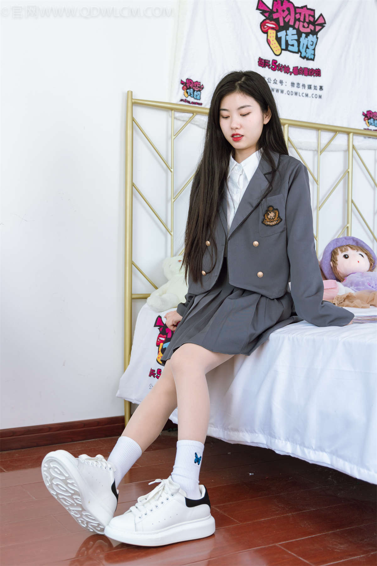 图片[2]-物恋传媒 NO.1132 米米-学院派-日更街拍